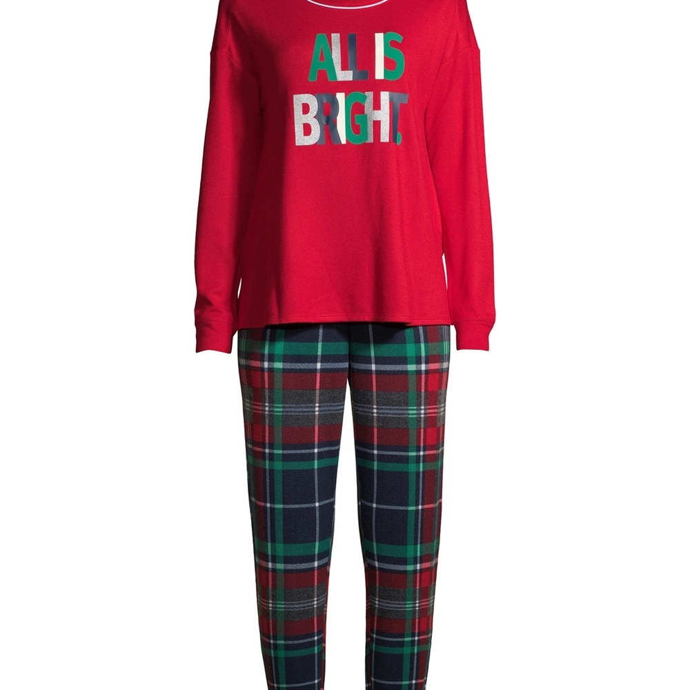 Secret Treasures “All is Bright” Holiday Pajamas size XL